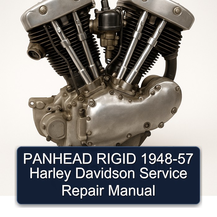 PANHEAD RIGID 1948-57 Harley Davidson Manual de servicio y reparación