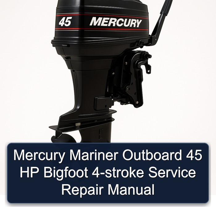 Mercury Mariner Outboard 45 HP Bigfoot 4-stroke Manual de servicio y reparación