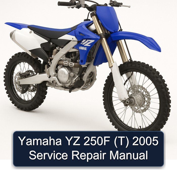 Yamaha YZ 250F (T) 2005 Service Repair Manual
