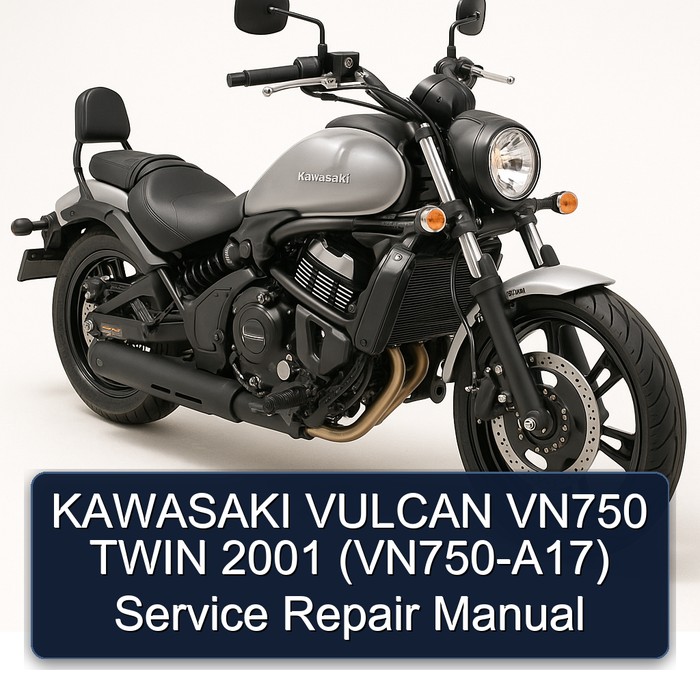 KAWASAKI VULCAN VN750 TWIN 2001 (VN750-A17) Manual de servicio y reparación