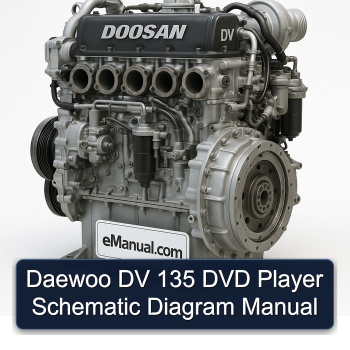 Daewoo DV 135 DVD Player Schematic Diagram Manual 