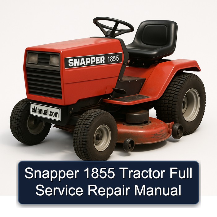 Manual de Reparación Completo para Tractor Snapper 1855