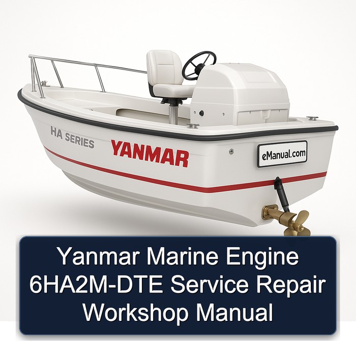Yanmar Marine Engine 6HA2M-DTE Service Repair Workshop Manual 