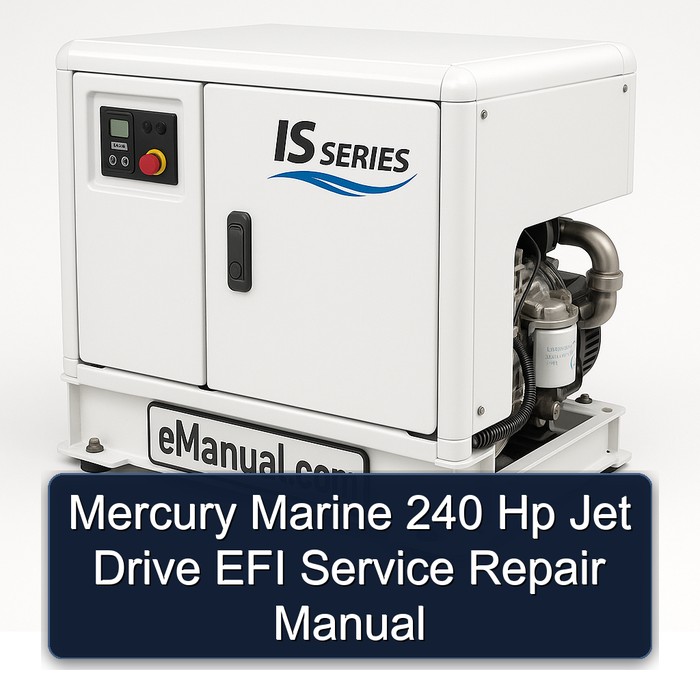 Mercury Marine 240 Hp Jet Drive EFI Manual de servicio y reparación
