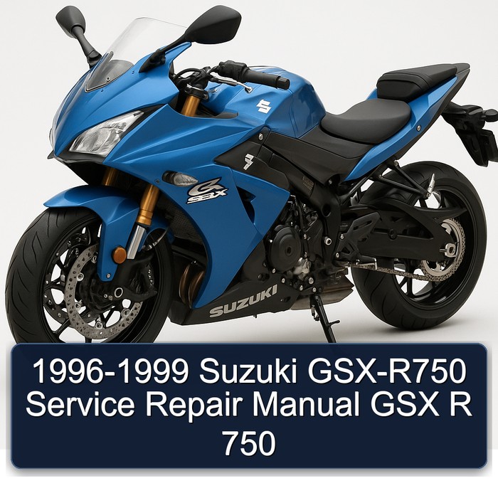 1996-1999 Suzuki GSX-R750 Manual de servicio y reparación GSX R 750