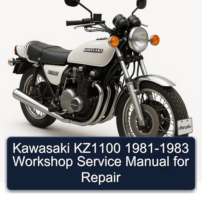 Kawasaki KZ1100 1981-1983 Workshop Service Manual for Repair