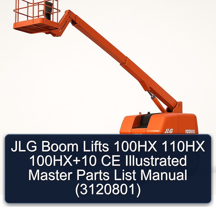 Jlg Boom Lifts 100HX 110HX 100HX+10 Ce (3120801) Parts Catalog PDF Download