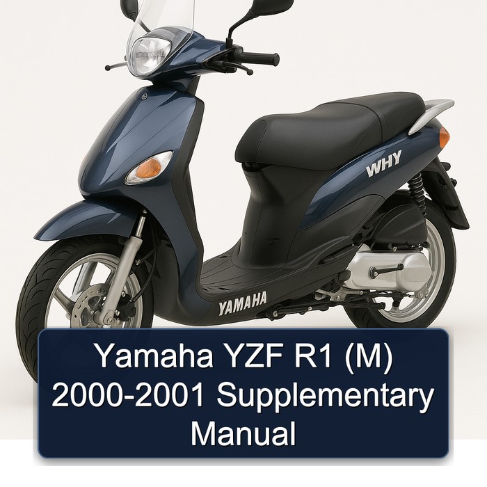 Yamaha YZF R1 (M) 2000-2001 Supplementary Manual