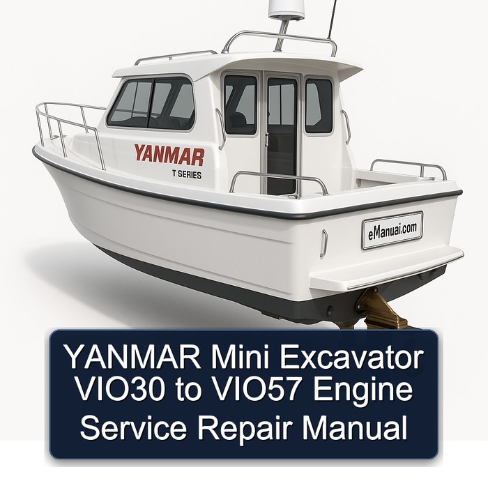 YANMAR Mini Excavator VIO30 to VIO57 Engine Service Repair Manual