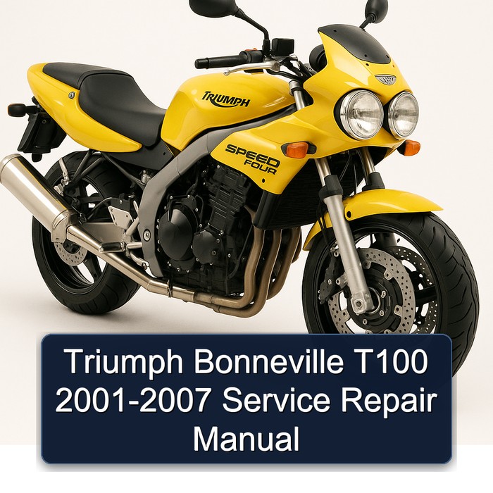 Triumph Bonneville T100 2001-2007 Manual de servicio y reparación