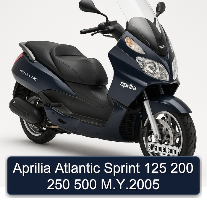 Aprilia Atlantic Sprint 125 200 250 500 M.Y.2005