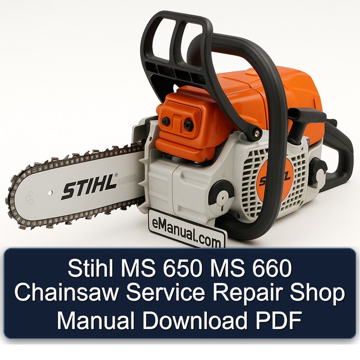 Stihl MS 650 MS 660 Chainsaw Service Repair Shop Manual Download PDF
