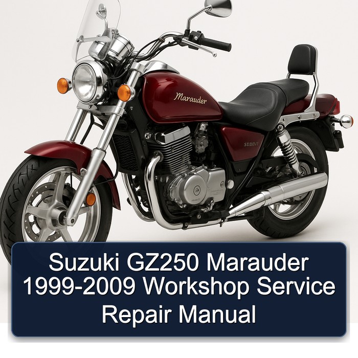 Suzuki GZ250 Marauder 1999-2009 Workshop Manual de servicio y reparación