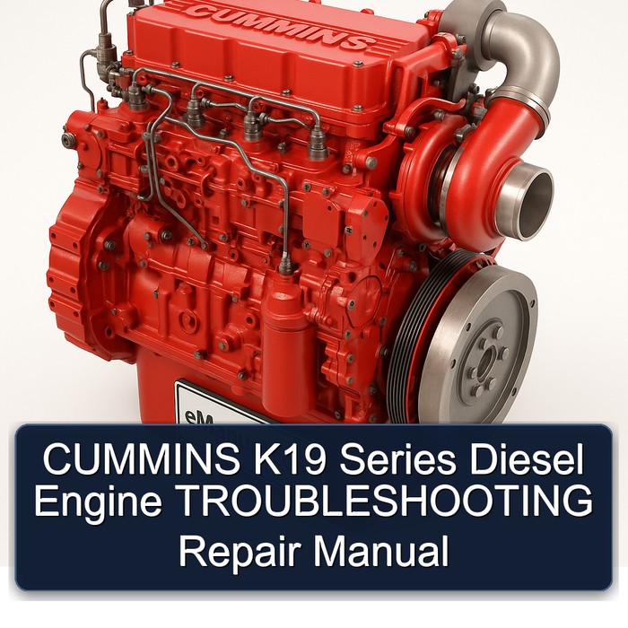 CUMMINS K19 Series Diesel Engine TROUBLESHOOTING Repair Manual