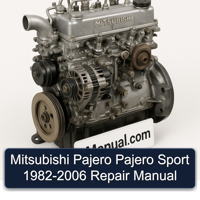 Mitsubishi Pajero Pajero Sport 1982-2006 Repair Manual 