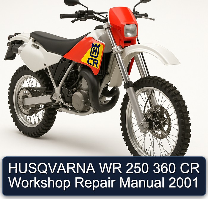 HUSQVARNA WR 250 360 CR Workshop Repair Manual 2001