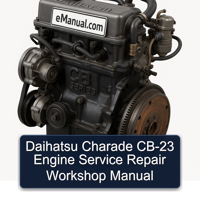 Daihatsu Charade CB-23 Motor-Reparaturanleitung