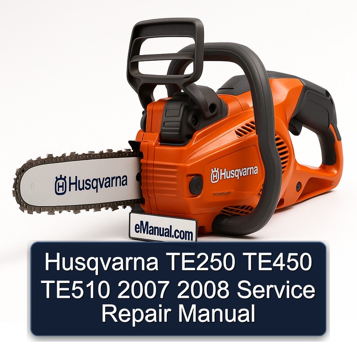 Husqvarna TE250 TE450 TE510 2007 2008 Manual de servicio y reparación