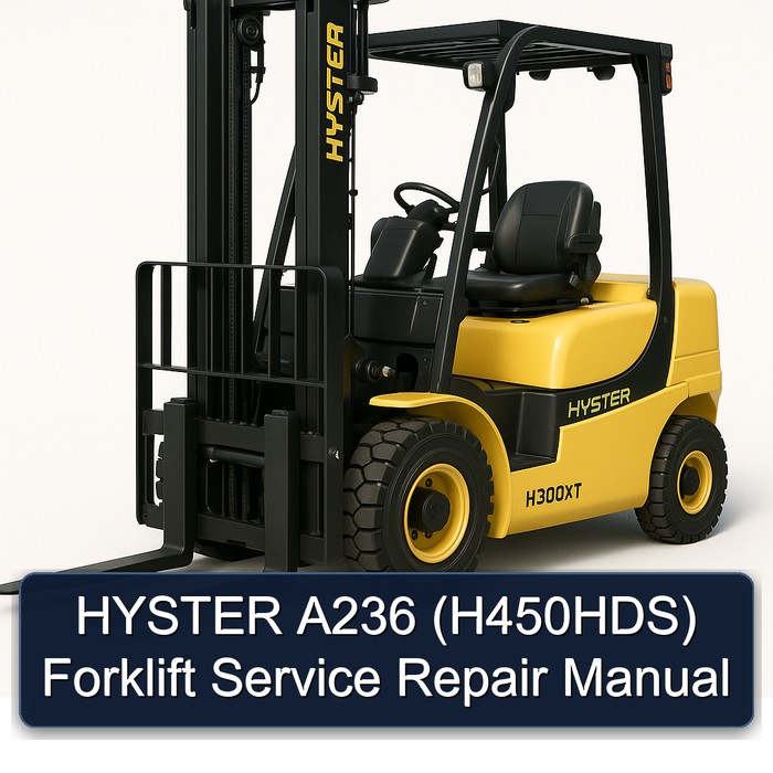 Manual de Servicio y Reparación de Montacargas HYSTER A236 (H450HDS)