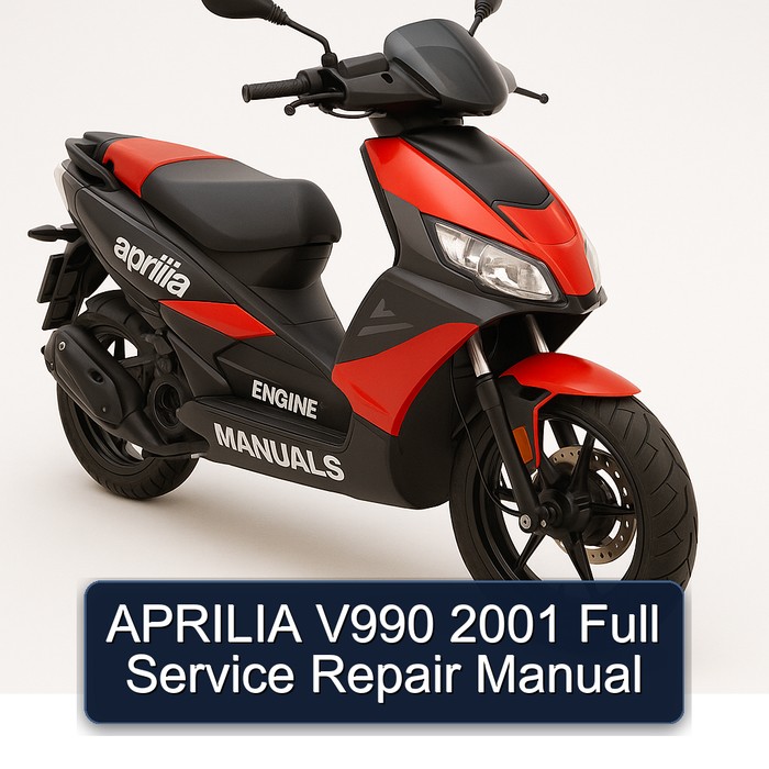 APRILIA V990 2001 Full Manual de servicio y reparación