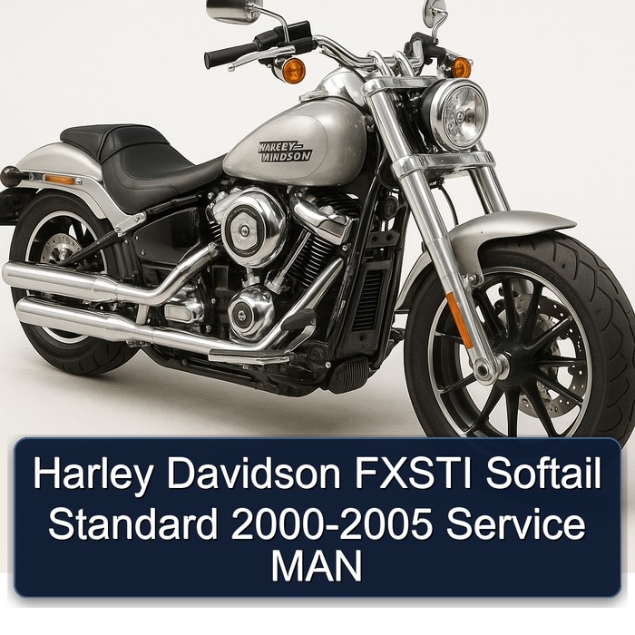 Harley Davidson FXSTI Softail Standard 2000-2005 Service MAN
