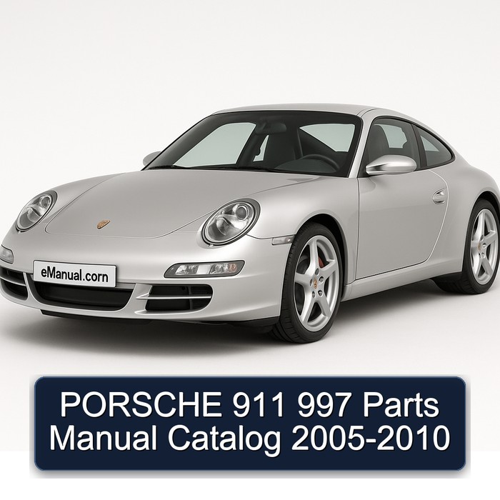 PORSCHE 911 997 Parts Manual Catalog 2005-2010