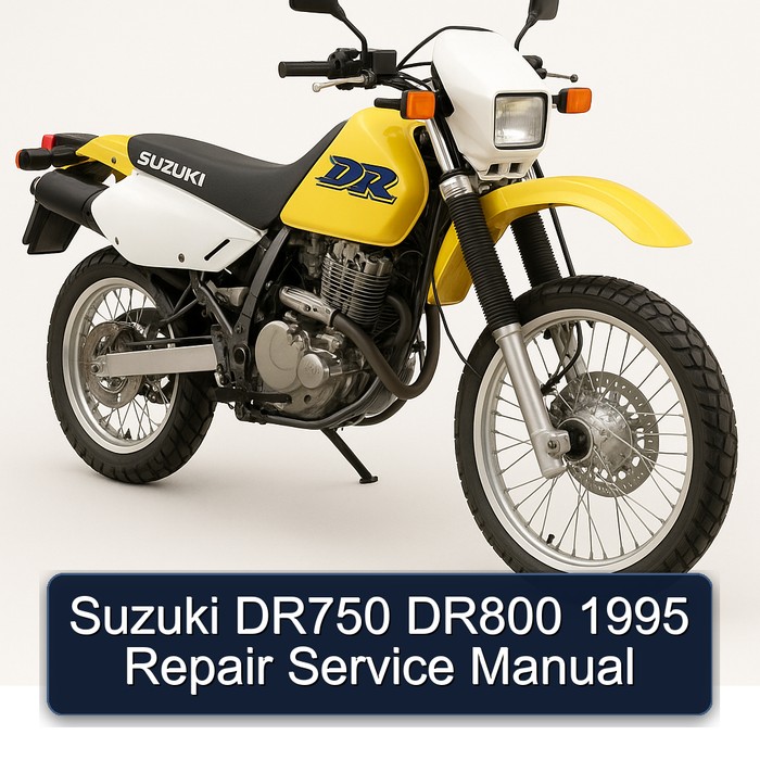 Suzuki DR750 DR800 1995 Repair Service Manual