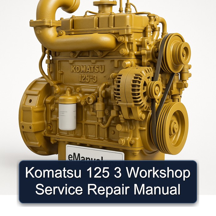 Komatsu 125 3 Workshop Manual de servicio y reparación