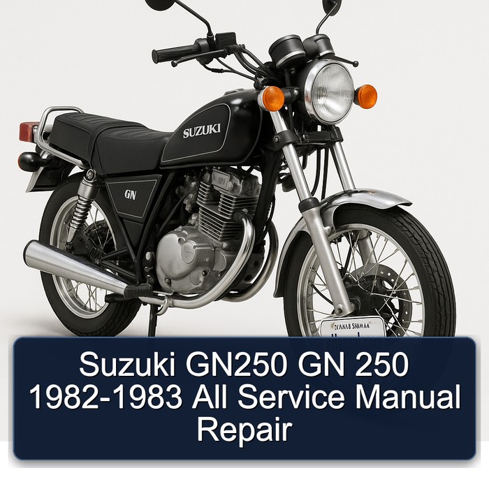 Suzuki GN250 GN 250 1982-1983 All Service Manual Repair