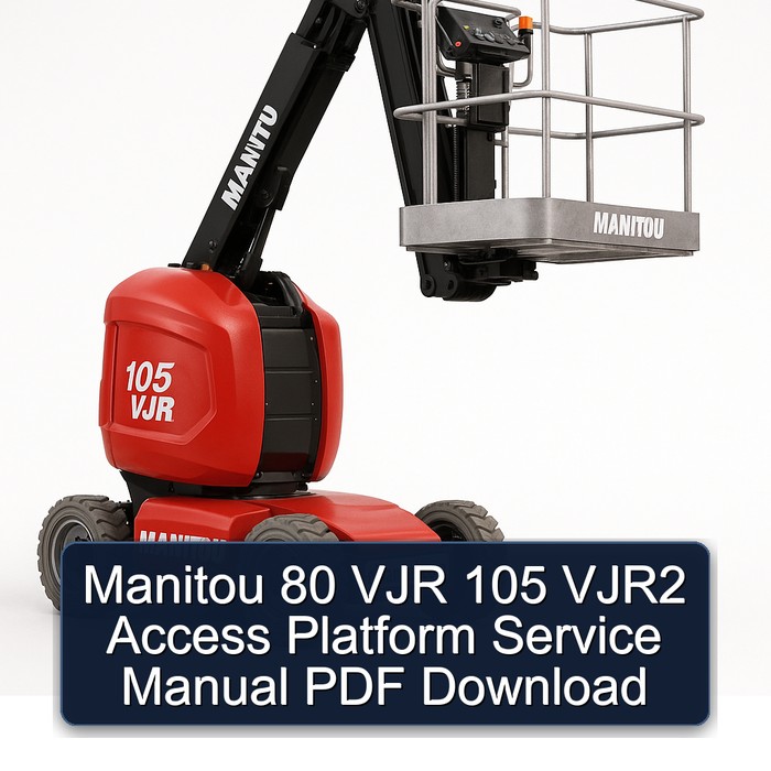 Manual de Servicio Plataforma de Acceso Manitou 80 VJR 105 VJR2 PDF