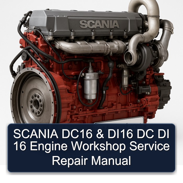 SCANIA DC16 & DI16 DC DI 16 Engine Workshop Service Repair Manual 