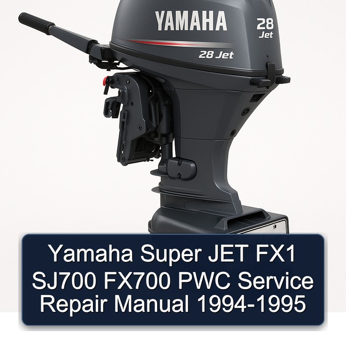 Yamaha Super JET FX1 SJ700 FX700 PWC Service Repair Manual 1994-1995