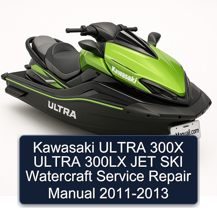 Kawasaki ULTRA 300X ULTRA 300LX JET SKI Watercraft Manual de servicio y reparación 2011-2013