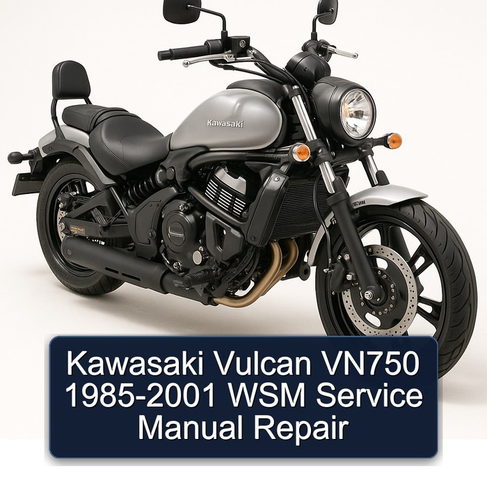 Kawasaki Vulcan VN750 1985-2001 WSM Service Manual Repair