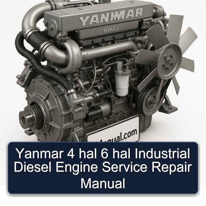 Manual de Servicio y Reparación del Motor Diesel Industrial Yanmar 4TNV6
