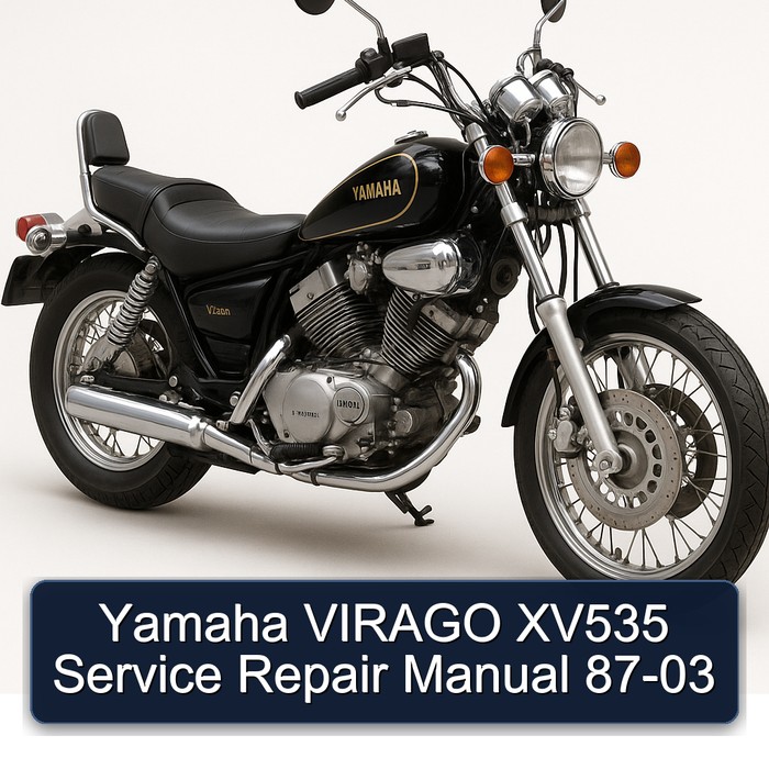 Yamaha VIRAGO XV535 Service Repair Manual 87-03 