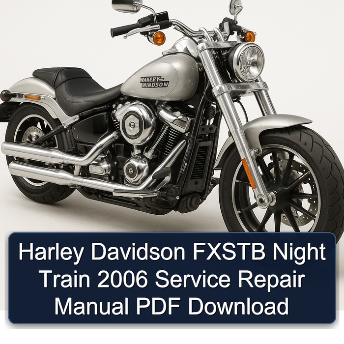 Harley Davidson FXSTB Night Train 2006 Service Repair Manual PDF Download