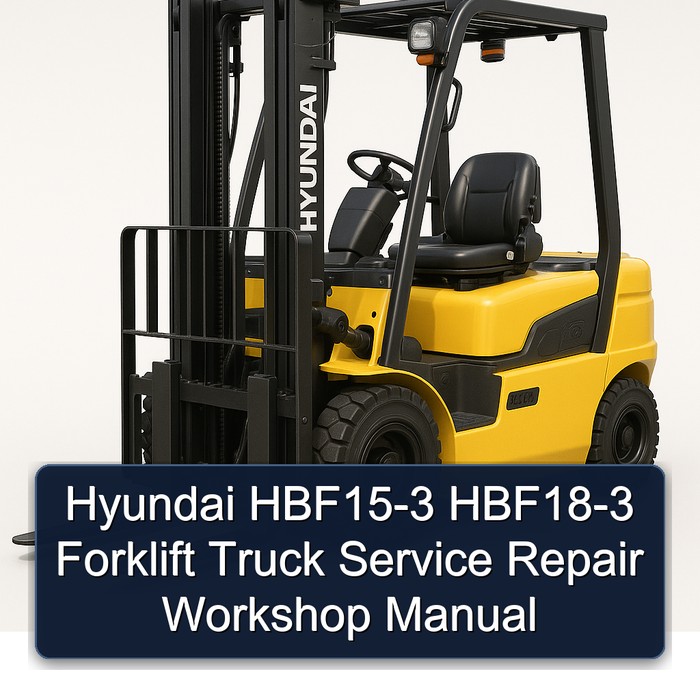 Hyundai Gabelstapler HBF15-3 / HBF18-3 Werkstatt-Handbuch