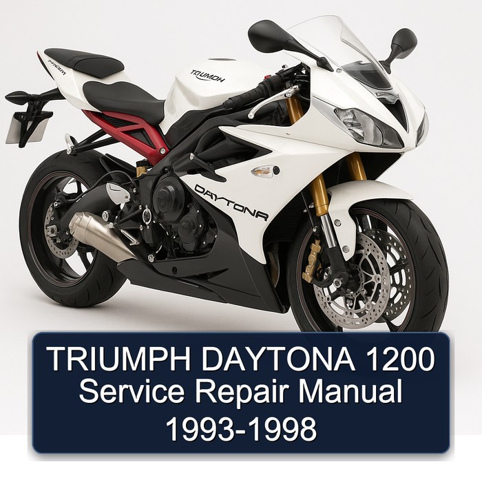 TRIUMPH DAYTONA 1200 Manual de servicio y reparación 1993-1998