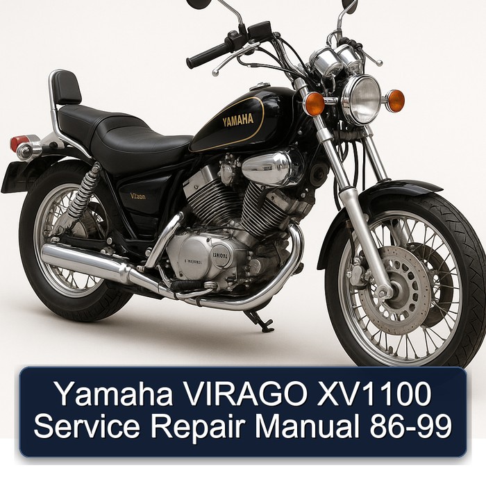 Yamaha VIRAGO XV1100 Manual de servicio y reparación 86-99