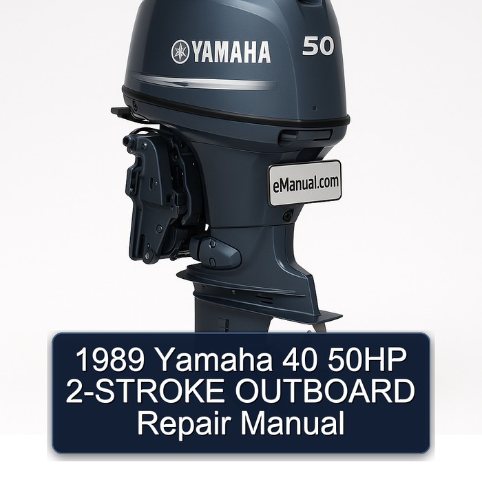 1989 Yamaha 40 50HP 2-STROKE OUTBOARD Repair Manual