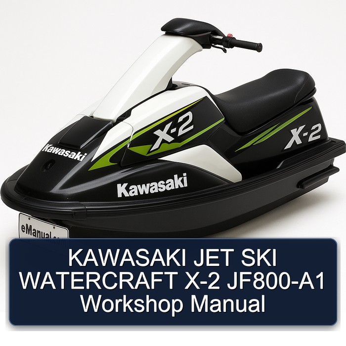 KAWASAKI JET SKI WATERCRAFT X-2 JF800-A1 Workshop Manual
