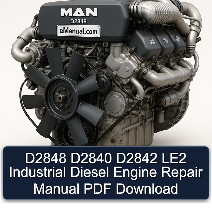 D2848 D2840 D2842 LE2 Industrial Diesel Engine Repair Manual PDF Download