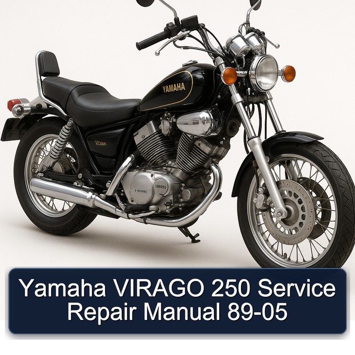 Yamaha VIRAGO 250 Service Repair Manual 89-05 