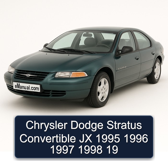 Chrysler Dodge Stratus Convertible JX 1995 1996 1997 1998 19