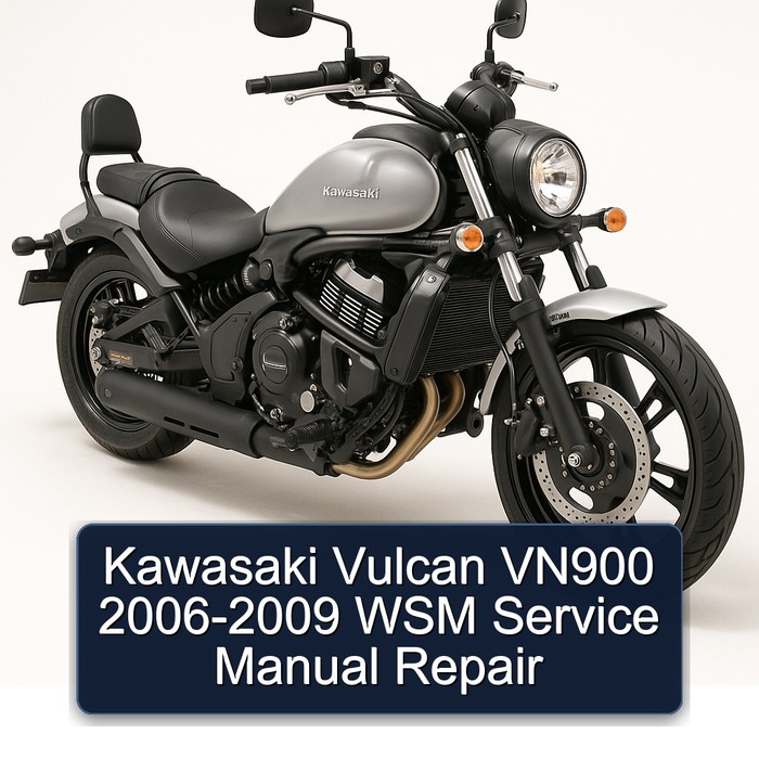 Kawasaki Vulcan VN900 2006-2009 WSM Service Manual Repair