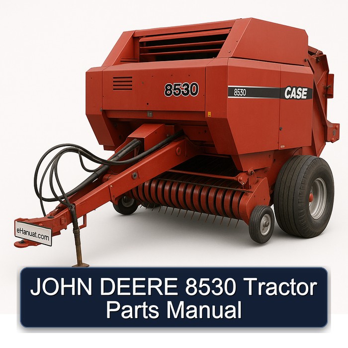 JOHN DEERE 8530 Tractor Parts Manual 