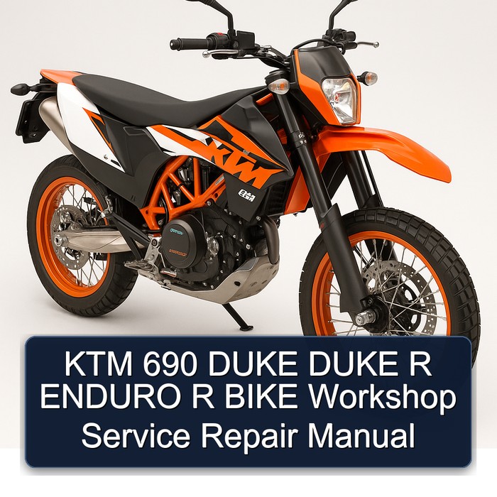 KTM 690 DUKE DUKE R ENDURO R BIKE Workshop Manual de servicio y reparación