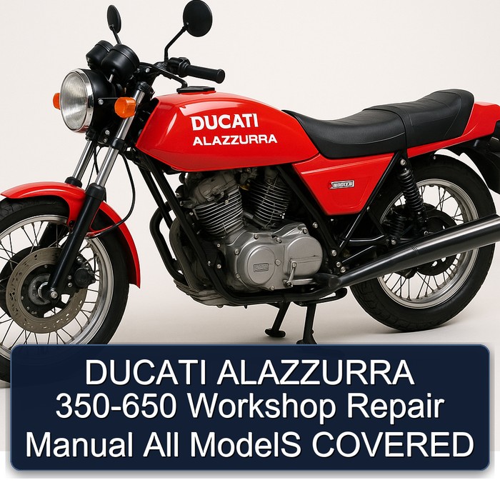 DUCATI ALAZZURRA 350-650 Workshop Repair Manual All ModelS COVERED