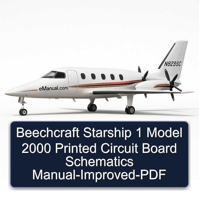 Beechcraft Starship 1 Model 2000 Printed Circuit Board Schematics Manual-Improved-PDF